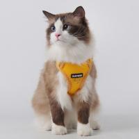 Conjunto de arnés ajustable resistente para perros, chaleco para caminar de malla suave a prueba de Escape, correa reflectante, chaqueta transpirable, arnés para caminar para gatos - details 7