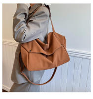 Quiero este bolso de gran capacidad, bolso de hombro informal de moda, bolso vintage mate para las axilas - details 30