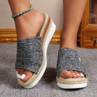 Zapatillas de tacón de cuña de verano para mujer. - details 5