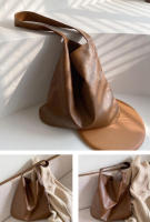 Bolso de hombro de cuero PU Vintage para mujer, bolso Hobo de gran capacidad, bolso de oficina, bolsos de compras simples informales, moda de invierno - details 19