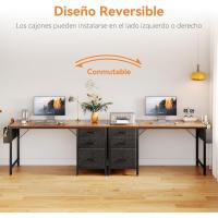 Escritorio de Escritorio en Casa Espacioso con Soporte para Auriculares y Bolsa de Almacenaje - details 20