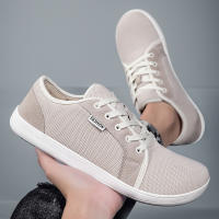 Zapatos anchos antideslizantes para hombre, calzado de punta ancha para exteriores, Zapatillas de malla informales, minimalista - details 9