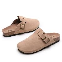 Zapatillas planas de exterior Retro concisas para mujer, sandalias modernas con hebilla, zapatos con correa, otoño e invierno, novedad de 2023 - details 11