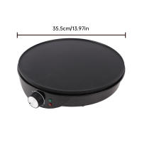 Crepera Eléctrica de 1000 W Antiadherente, 30 cm de Superficie de Cocción para Crepes y Tortitas en Casa - details 2