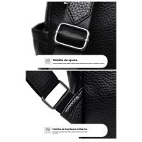 2025 nueva mochila de cuero casual para mujer, mochila de viaje versátil de estilo extranjero de gran capacidad - details 12