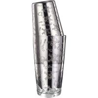 Lata Boston de acero inoxidable con cola grabada, coctelera Martini, mezclador de bebidas, kits profesionales de barman - details 7