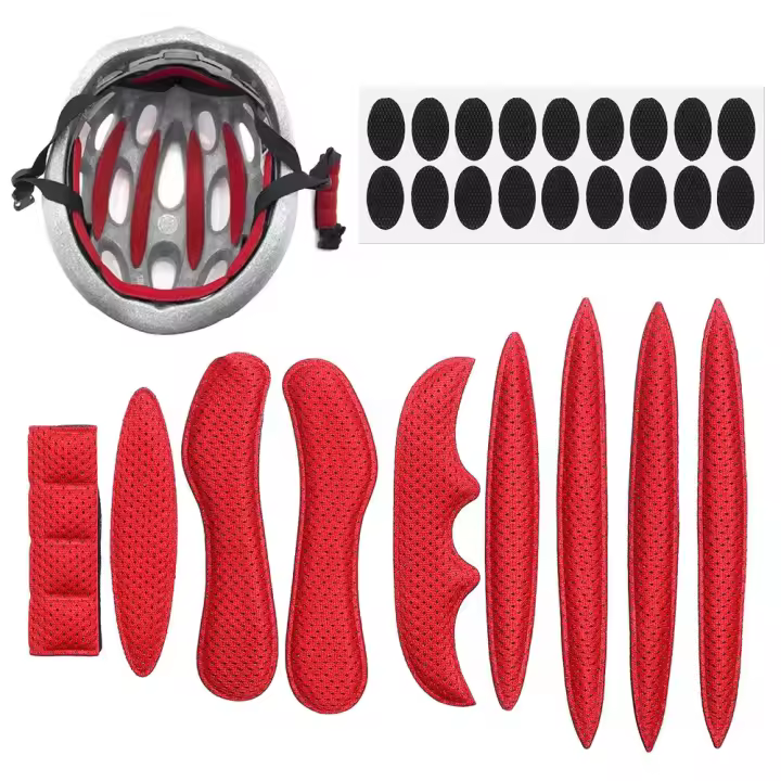 Esponja de repuesto Universal para casco de motocicleta y bicicleta, Kit de relleno interior, almohadilla de protección, almohadillas de espuma, 27 unidades por juego - 1