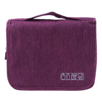 Bolsa De Viaje Portátil Para Hombres Y Mujeres Organizador De Maquillaje Impermeable De Tela Oxford Con Almacenamiento Y Bolsillo Para Artículos De Higiene - details 18