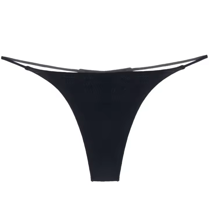 Bikini sexy para mujer, tangas finas de algodón con tiras, ropa interior, bragas, tangas - 1