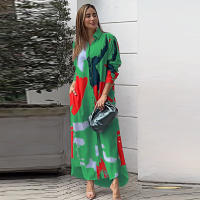 Ropa de mujer 2025 otoño e invierno nueva moda casual estampado vestido camisero suelto para mujer - details 8
