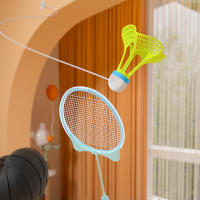 Badminton Training Equipment Adjustable Height Badminton Rebound Trainer for Club Competition Tournaments - details 1