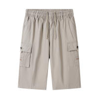 Pantalones Cortos Deportivos para Hombres CHAIFENKO Algodón Ligero y Versátil con Múltiples Bolsillos Moda de Verano Casual - details 7