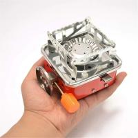 Estufa de Gas Portátil de Acero Inoxidable Mini Estufa Cuadrada para Exteriores - details 5