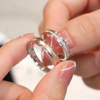 Anillos de pareja y anillos de compromiso, joyería de plata de ley 925 para hombres y mujeres, ajustables, regalos de pareja - details 6