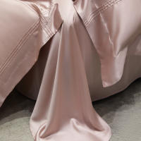 Juego de Ropa de Cama de Algodón Tencel 100% Premium Color Sólido, Tamaño de Cama Rey/Reina, Fibra de Planta Natural - details 11