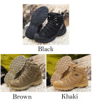 Botas de entrenamiento de combate tácticas para hombre, zapatos de senderismo de respuesta rápida antidesgaste para acampar al aire libre, zapatillas de pesca y caza - details 9
