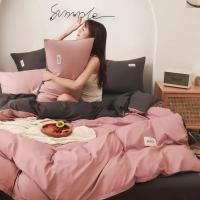 Funda de Edredón para Otoño Invierno Juego Doble Queen King Tamaño Gris Confort de Algodón Suave Microfibra para Cama Todo Año - details 9