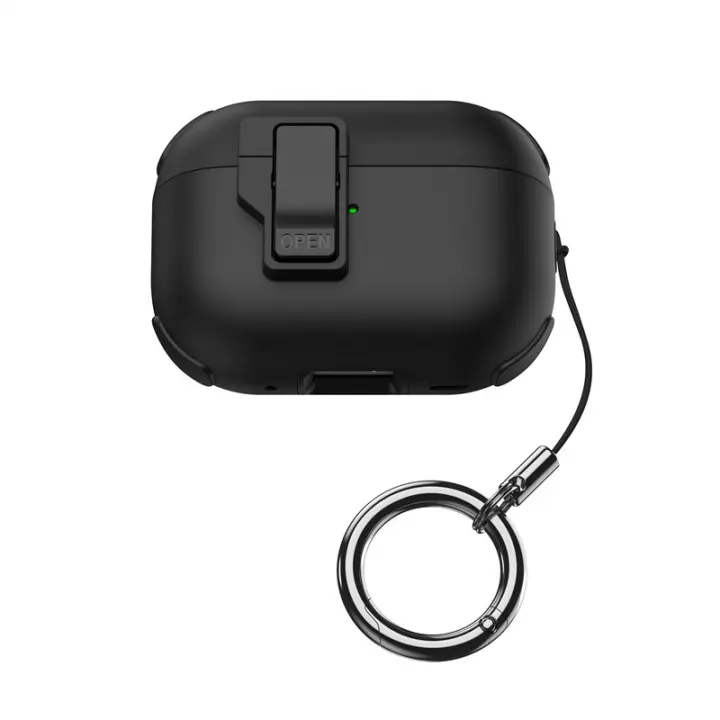 Funda protectora con interruptor a presión para AirPods Pro2, 2023, 2022, funda para auriculares - 1