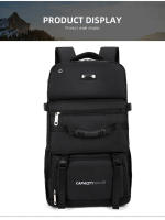Bolsa de montañismo Mochila Hombres Mujeres Gran capacidad 90L 80L Deportes de acampada al aire libre con múltiples compartimentos de almacenamiento Hecho de nailon Ideal para - details 11