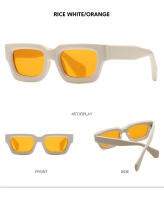 Toyear-gafas de sol cuadradas clásicas para mujer y hombre, lentes de sol de tendencia, diseñador de lujo, gafas de conducción Punk, UV400 - details 10