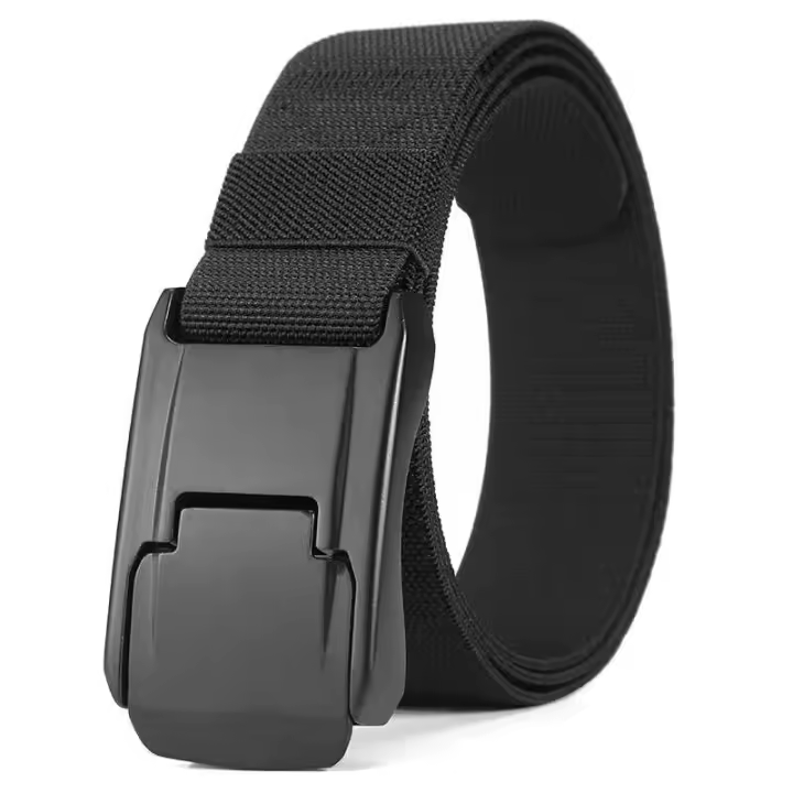 Cinturón de Nylon Rey para Hombres y Mujeres Cierre Rápido, Elástico Unisex, Marca BUNO - 1