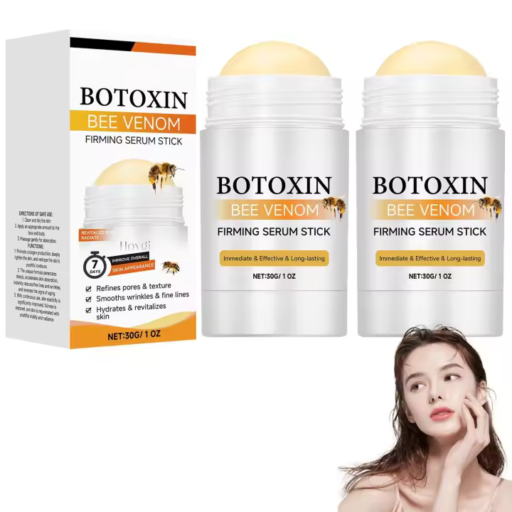 Botox Stick 30g, suero en barra para eliminar arrugas con veneno de abeja, crema reductora de arrugas, hidrata y nutre la crema reafirmante de la piel para la cara - 1