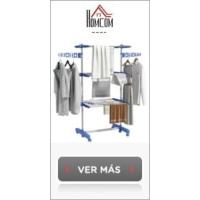 Perchero de Pie de Bambú Perchero para Ropa con Estante de Almacenamiento de 6 Niveles y Varilla Colgante para Salón Dormitorio Entrada 90x30x145 cm Natural - details 12