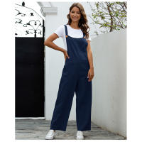 Ropa de mujer europea y americana Retro Casual pantalones de tirantes largos - details 7