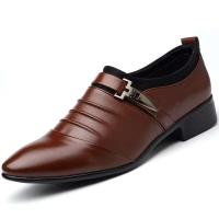Zapatos planos con logo para hombre, informales, de cuero limpio, hechos a mano, 2024 - details 10
