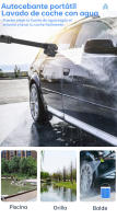 Limpiador a vapor de alta calidad, lavacoches, pistola de agua de alta presión con batería y accesorios de limpieza para limpiar su coche, jardín y campos al aire libre, etc. - details 7
