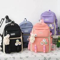 Mochila escolar Kawaii para niños y niñas, bolsa para ordenador portátil, para estudiantes, 5 piezas, 2023 - details 17