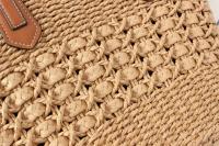 Bolso de viaje de verano, bolsa tejida de gran capacidad para viaje francés, hierba, vacaciones, Playa - details 10