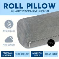 Cojín Cervical De Espuma Viscoelástica Para El Cuello, Ideal Para Acampar, En El Coche O En La Oficina, Cojines Redondos Para - details 0