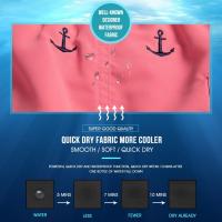 Ropa de baño para hombres, bañador para vacaciones, pantalones cortos de playa, natación, secado rápido, piscina - details 8