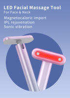 Masajeador de Belleza Facial EMS Estimulación de Corriente Micro Luz Roja LED - details 2