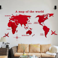 Pegatinas de pared de mapa del mundo, papel tapiz acrílico creativo 3D, Fondo de TV, decoración del hogar, sala de estar, oficina, Interior, 1 unidad - details 8