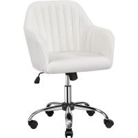 Oficina Altura Ajustable Silla Ergonómica de Escritorio Silla Cuero PU Carga MAX 136 KG Marrón - details 2