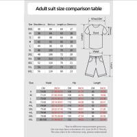 Conjunto de camiseta y pantalón corto informal con estampado de letras en contraste para hombre, ropa deportiva para exteriores, regalo para novio - details 0
