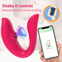 Vibrador Inalámbrico Control Remoto OOEEY para Mujeres Estimulador de Clítoris Juguetes Sexuales para Parejas Adultas Forma U Masturbador Dual - details 13