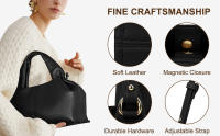bolsos para mujer bolso piel autentica tous negro bolsos bolso grande de mujer playeros mujer - details 2