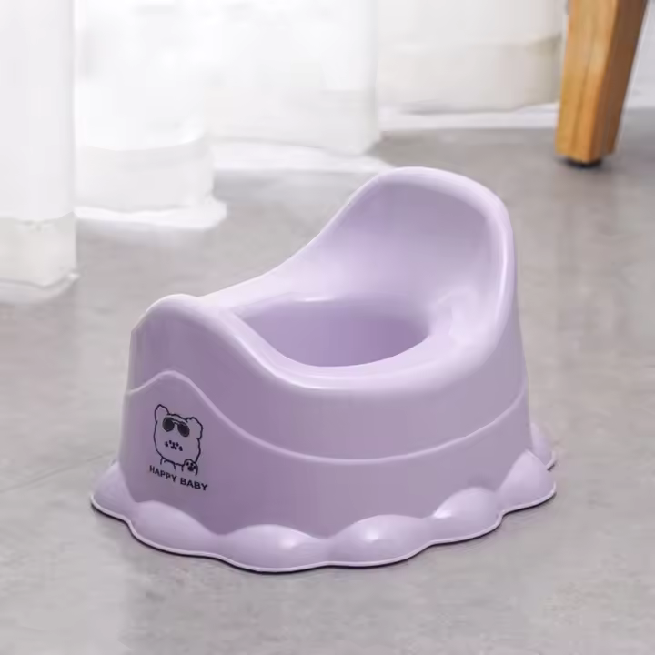 Orinal de entrenamiento de plástico portátil para niñas, lindo orinal de moda, urinario de bebé, inodoro de higiene, lavabo de urinario infantil - 1
