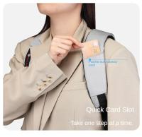 Mochila para Laptop de Doble Capa de Almohadilla de Aire Impermeable, Resistente al Desgaste, Estilo Sencillo y Elegante para Hombres y Mujeres Viaje de Negocios Casual para Primavera/Verano - details 14