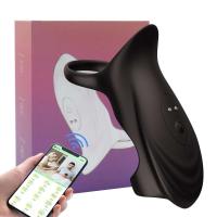 Anillo sexual controlado por aplicación para hombres, 10 fundas vibratorias, vibrador de punto G, parejas, juguetes para adultos, juegos 18+ - details 11