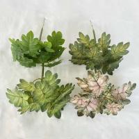 Boda falsa glicina plantas simuladas impresas en 3D, espalda de tortuga de plástico, hojas de manzana verde de bambú, decoración del hogar - details 20