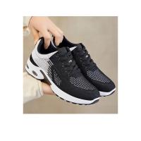 Zapatillas de correr transpirables con cordones para mujer, zapatillas deportivas con cojín de aire y malla ligera, zapatillas de entrenamiento para deportes al aire libre - details 15