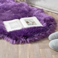 Alfombra de Lana Suave para Dormitorio Sala de Estar Alfombra para Coche Sofá Silla Cojín Lavable Alfombra de Piso para Dormitorio - details 25