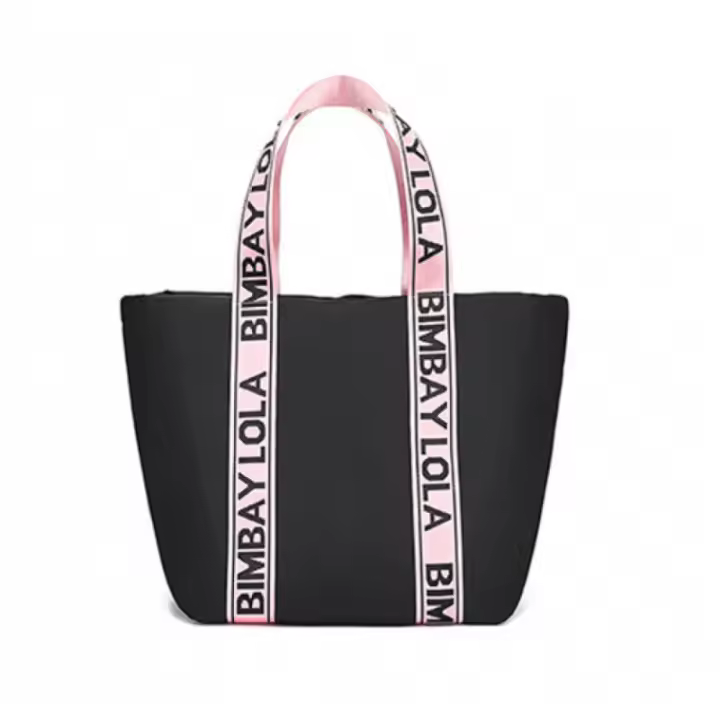 Venta directa de fábricaBIMLetter Inicial Bolso español para mujer Nuevo Bolso bandolera de un solo hombro Bolso tipo cubo para mamá - 1