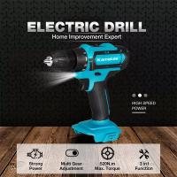 Taladro de Impacto Inalámbrico Kamolee 10mm/13mm con Cerdas para Bricolaje en Casa Herramientas Eléctricas Compatible con Batería Makita 18V - details 9
