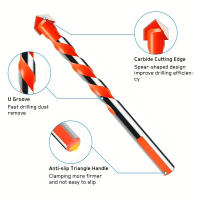 Juego de brocas de carburo multifuncionales, herramientas de perforación de 3-12mm para pared de espuma, vidrio y madera - details 2