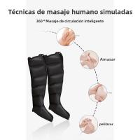 Masaje de Compresión de Aire para Piernas 4 Airbags, Botas Neumáticas, Sistema de Rehabilitación de Drenaje Linfático, Bombilla de Terapia de Prensa Caliente, Envoltura para Tobillo, Presoterapia Aparatología de Estética Profesional - details 1